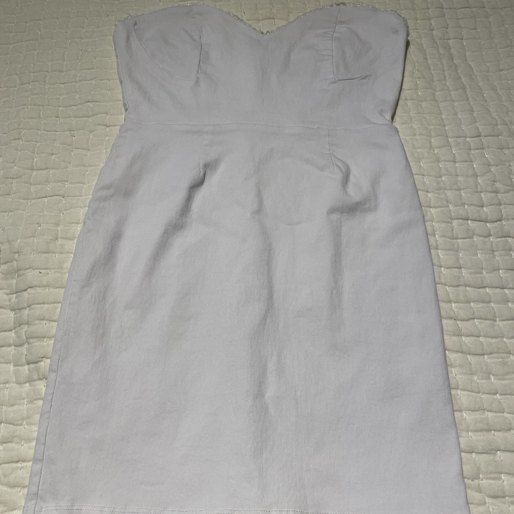 Nasty Gal white mini dress, size S